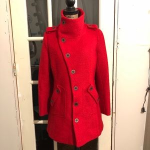 Red Wool Coat